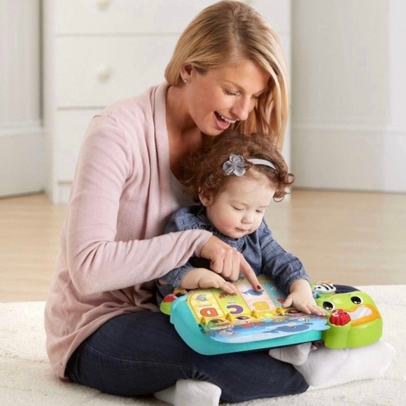 VTech Touch and Teach Sea Turtle Interactive Learning Book , Green - Picture 5 of 6